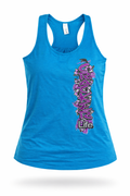 Cracker Life Ladies Purple Hibiscus Rib