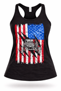 Mudneck Ladies SXS on American Flag