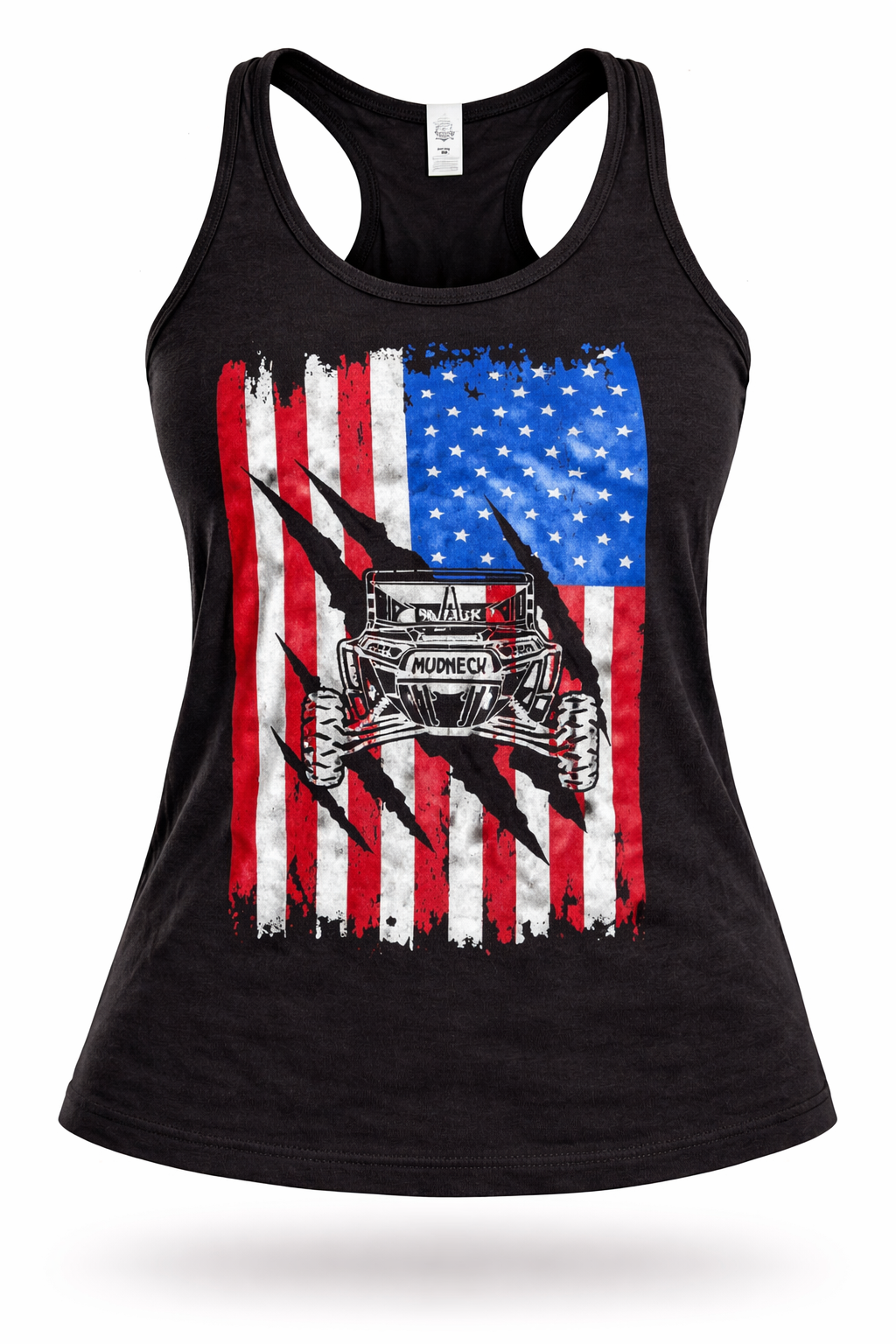 Mudneck Ladies SXS on American Flag