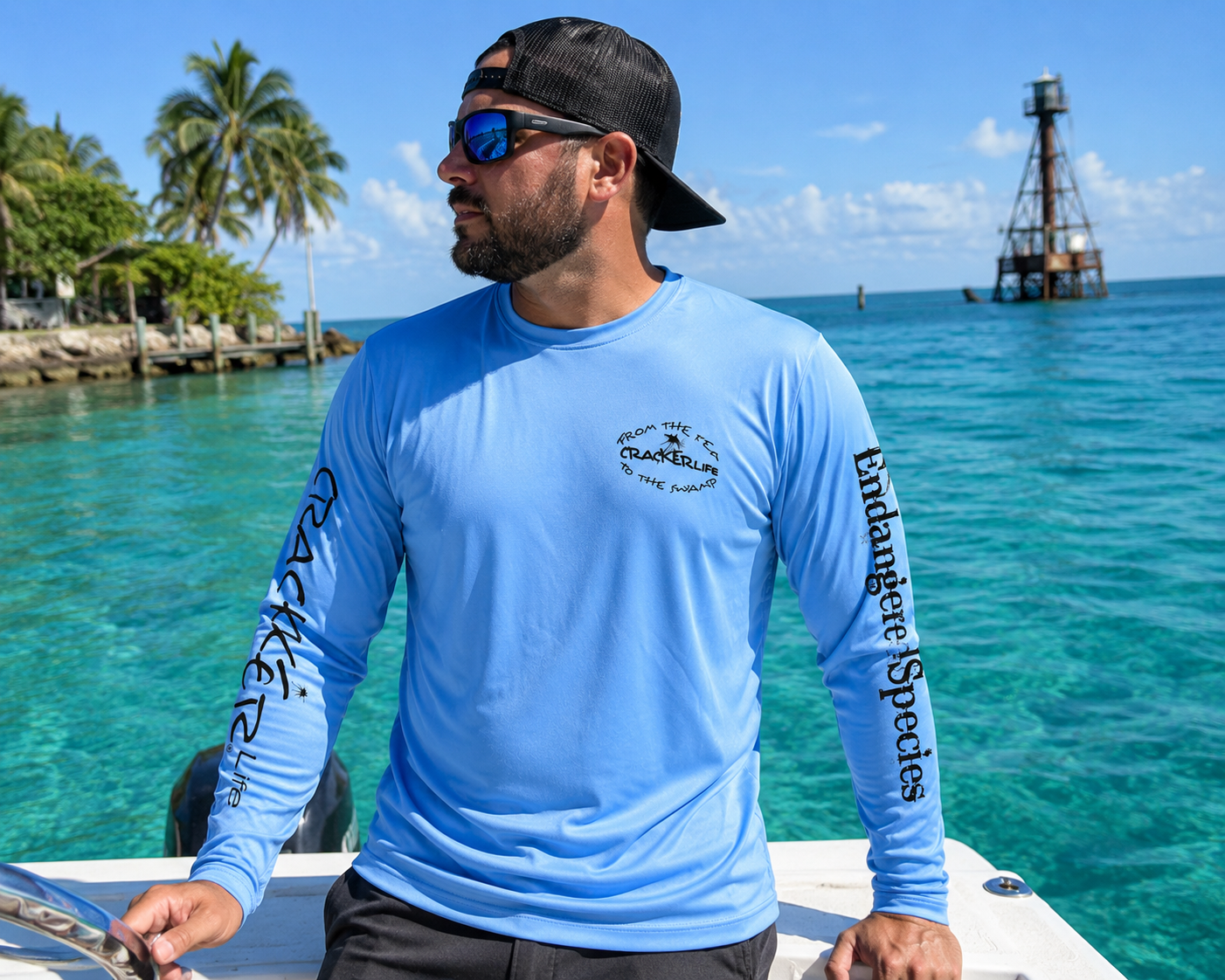 Cracker Life Endangered Species Poly Long Sleeve