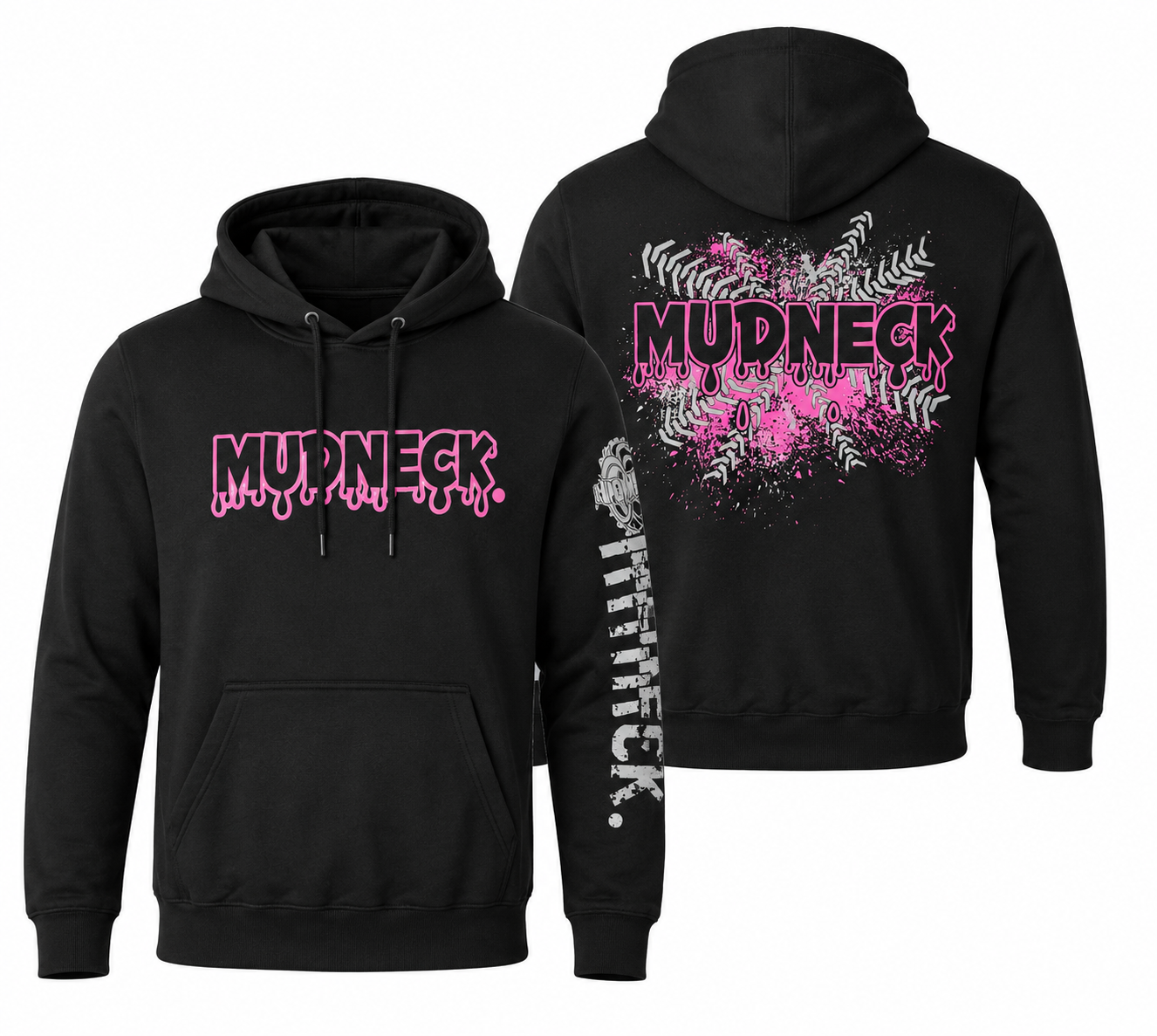 Mudneck Hoodies Tire Track Splash