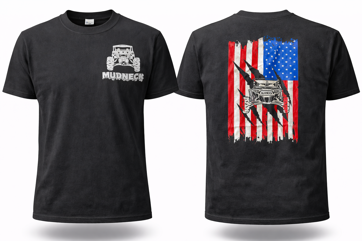 Mudneck SXS on American Flag