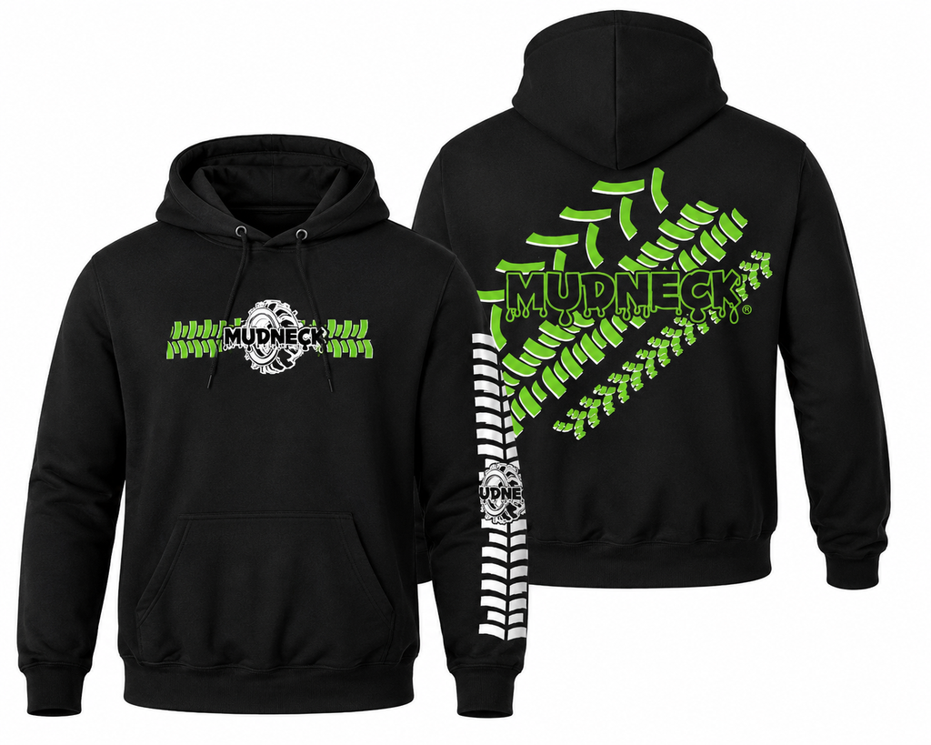 Mudneck Hoodies Three Tire Tracks